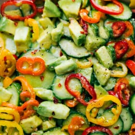Cucumber-Pepper Salad