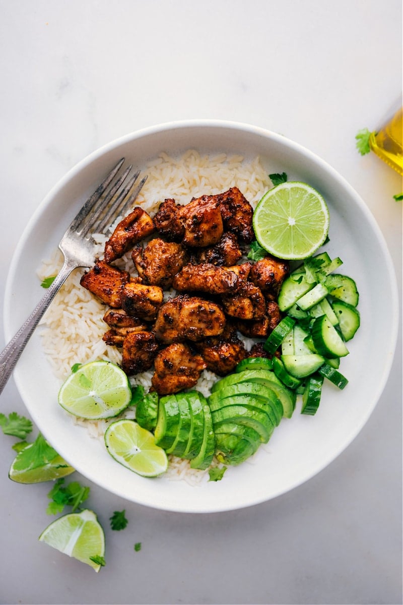 Overhead image of the Chipotle Chicken