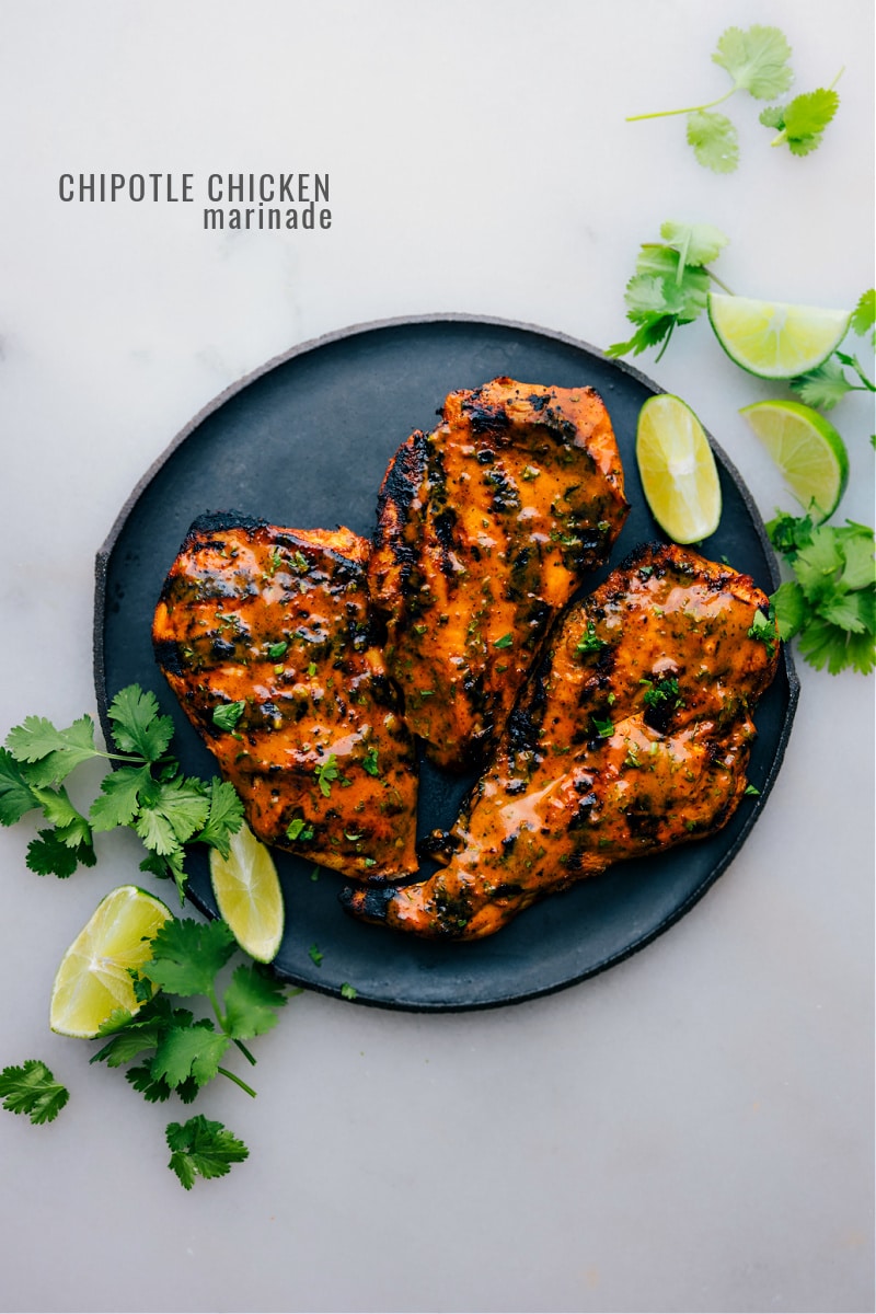 Overhead image of the Chipotle Chicken Marinade