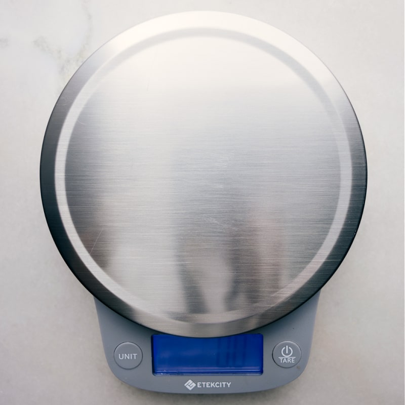 Image of a food scale