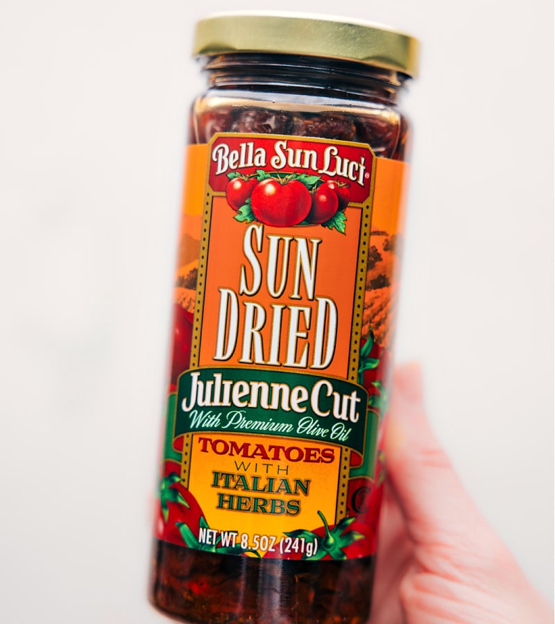 Product shot: image of the sun-dried tomatoes used in this recipe