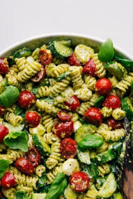 Pesto Pasta Salad - Chelsea's Messy Apron