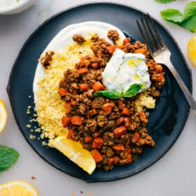 Middle Eastern Ground Beef Bowls