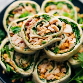 Thai Chicken Pinwheels