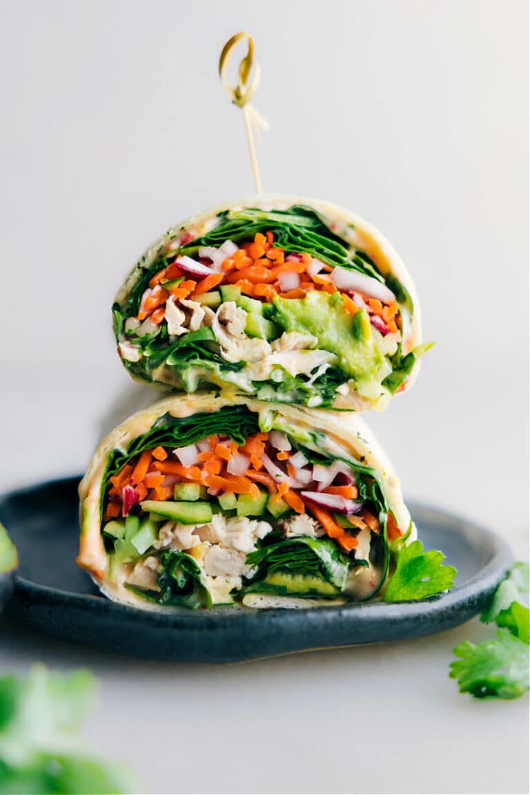 Fresh Thai Chicken Wraps