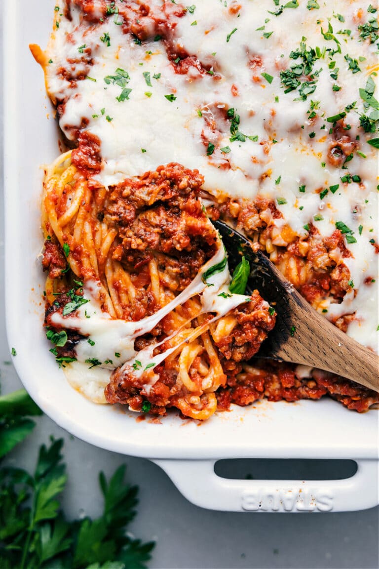 Creamy Baked TikTok Spaghetti