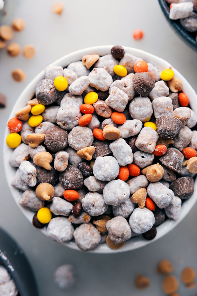 Up-close overhead image of the treat ready to be enjoyed