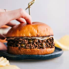 Philly Cheesesteak Sloppy Joes