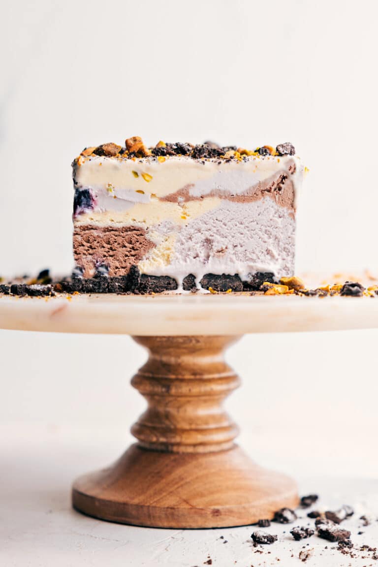 Easy Layered Spumoni Ice Cream Bars