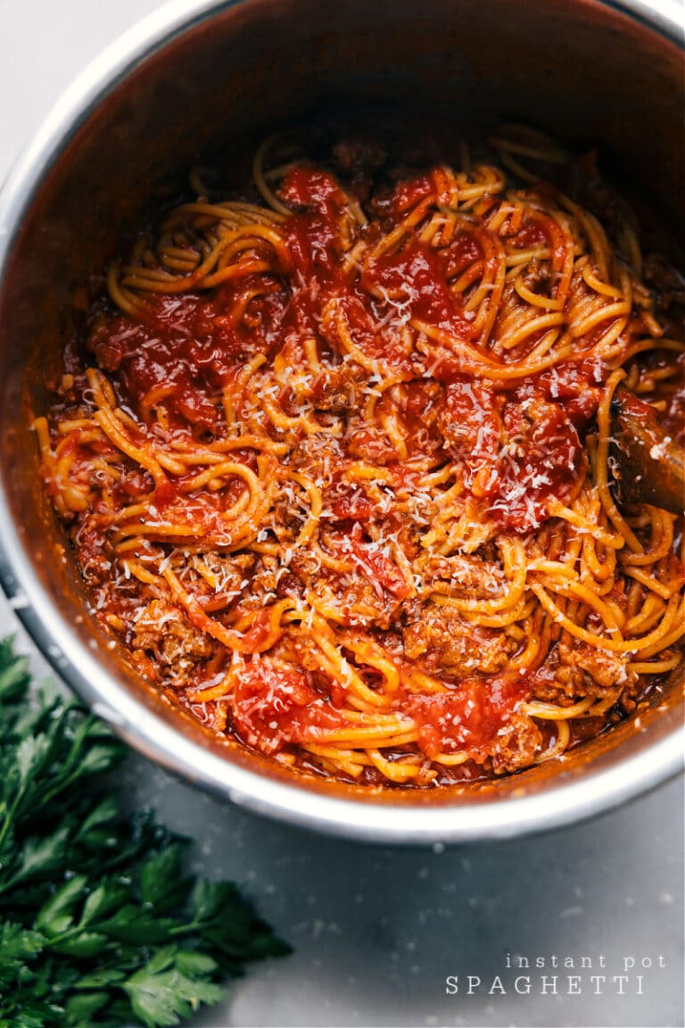 Instant Pot Spaghetti Chelsea's Messy Apron