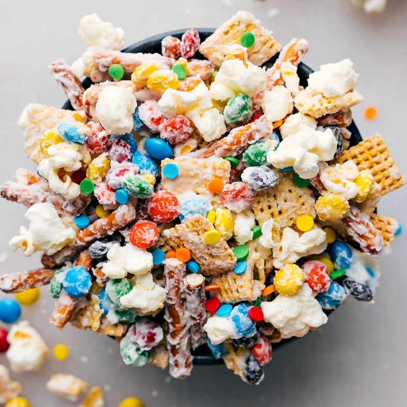 Overhead image of the treat in a bowl ready to be enjoyed