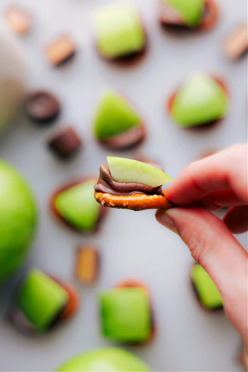 Caramel Apple Bites