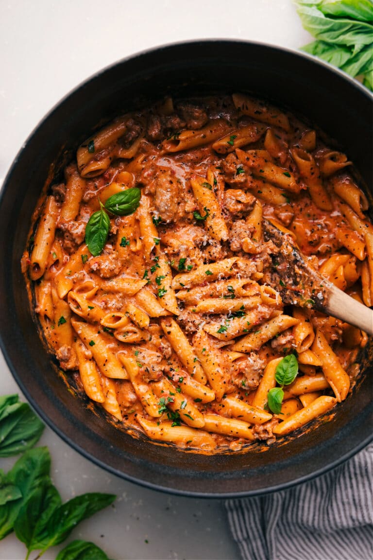 Creamy One Pot Sausage Penne