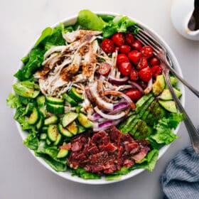 Turkey Bacon Avocado Salad