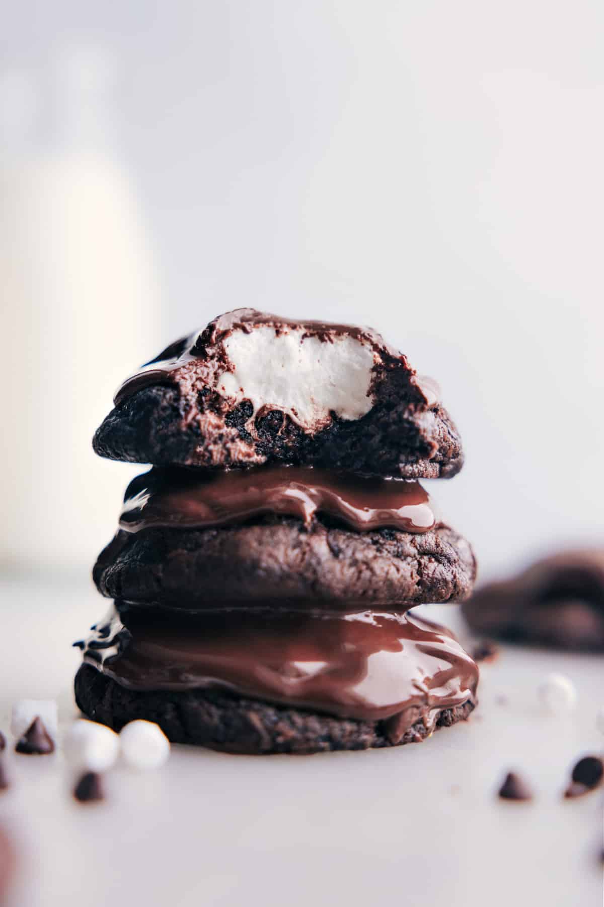 Chocolate Marshmallow Cookies