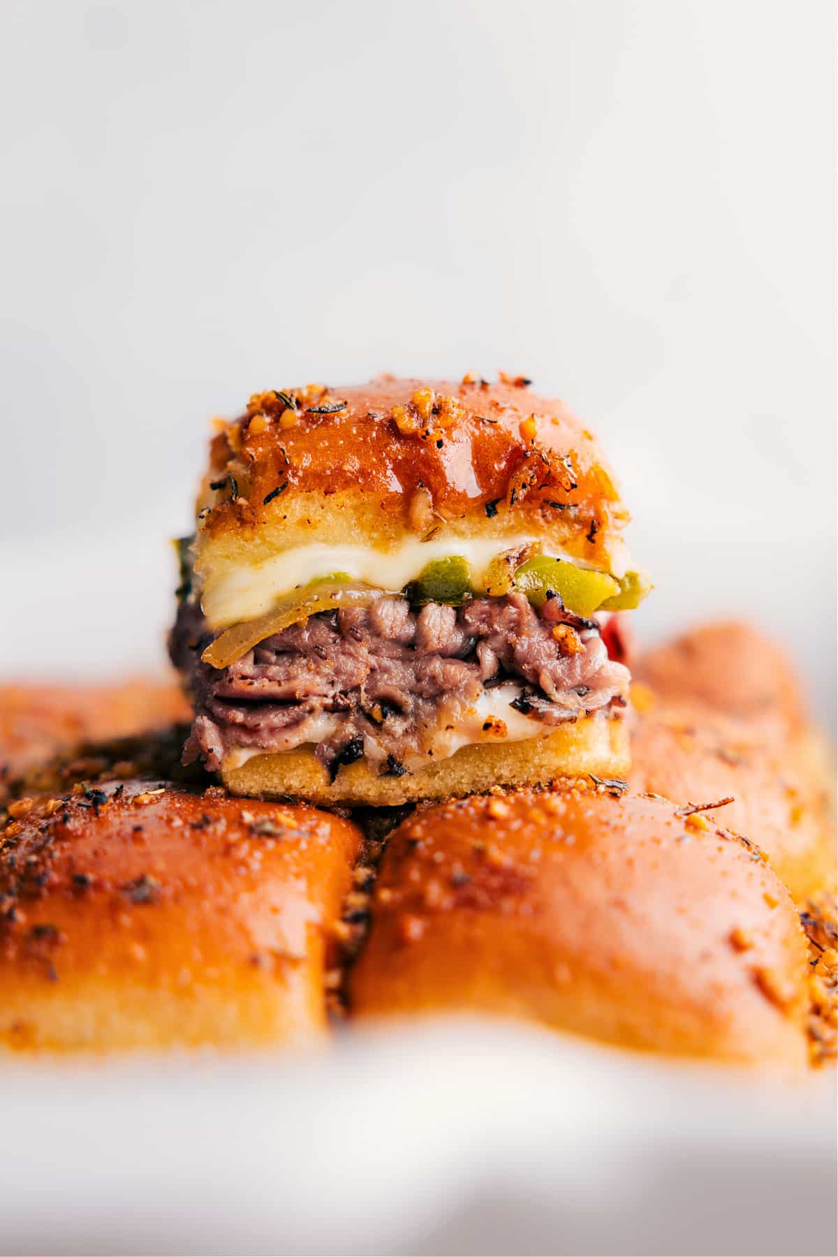 Philly Cheesesteak Sliders