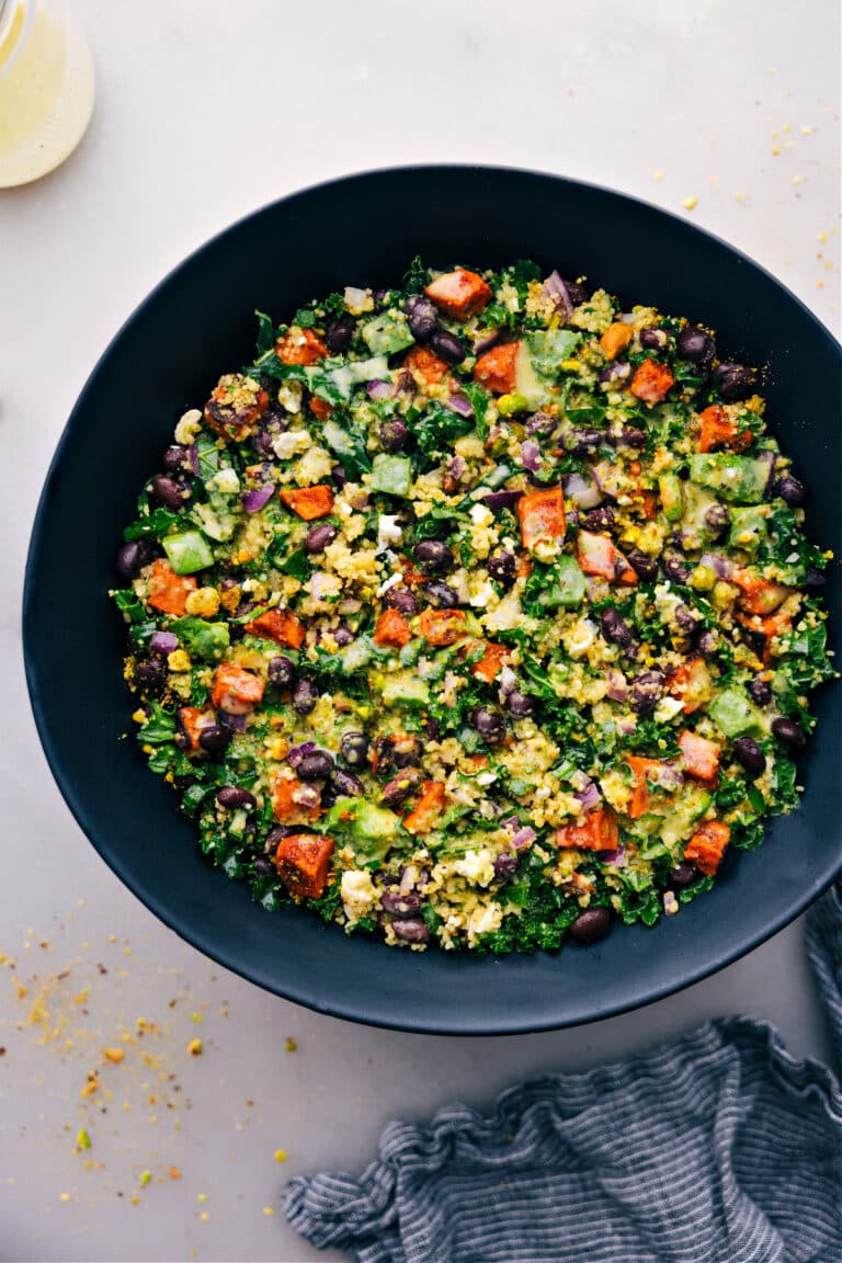 Hearty Kale and Sweet Potato Salad
