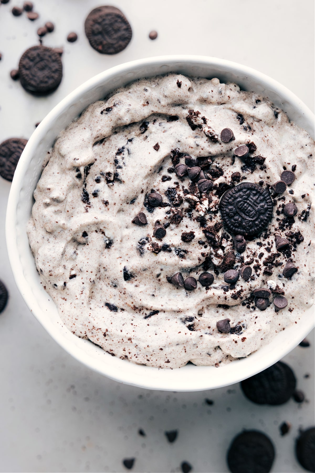 Oreo Fluff in a bowl.