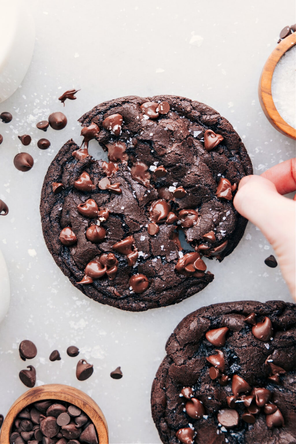 Single Serve Double Chocolate Cookie - Chelsea's Messy Apron