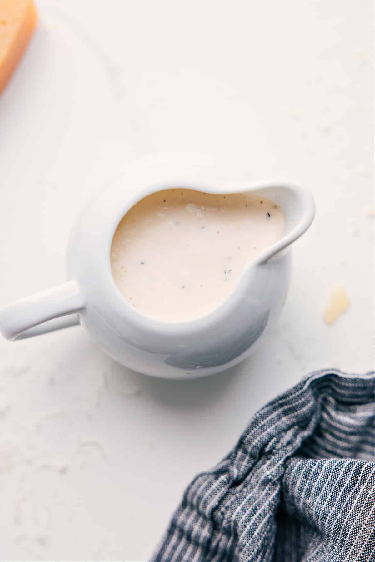 The Best Caesar Salad Dressing Recipe Caesar Dressing Recipe in the container ready to be enjoyed!