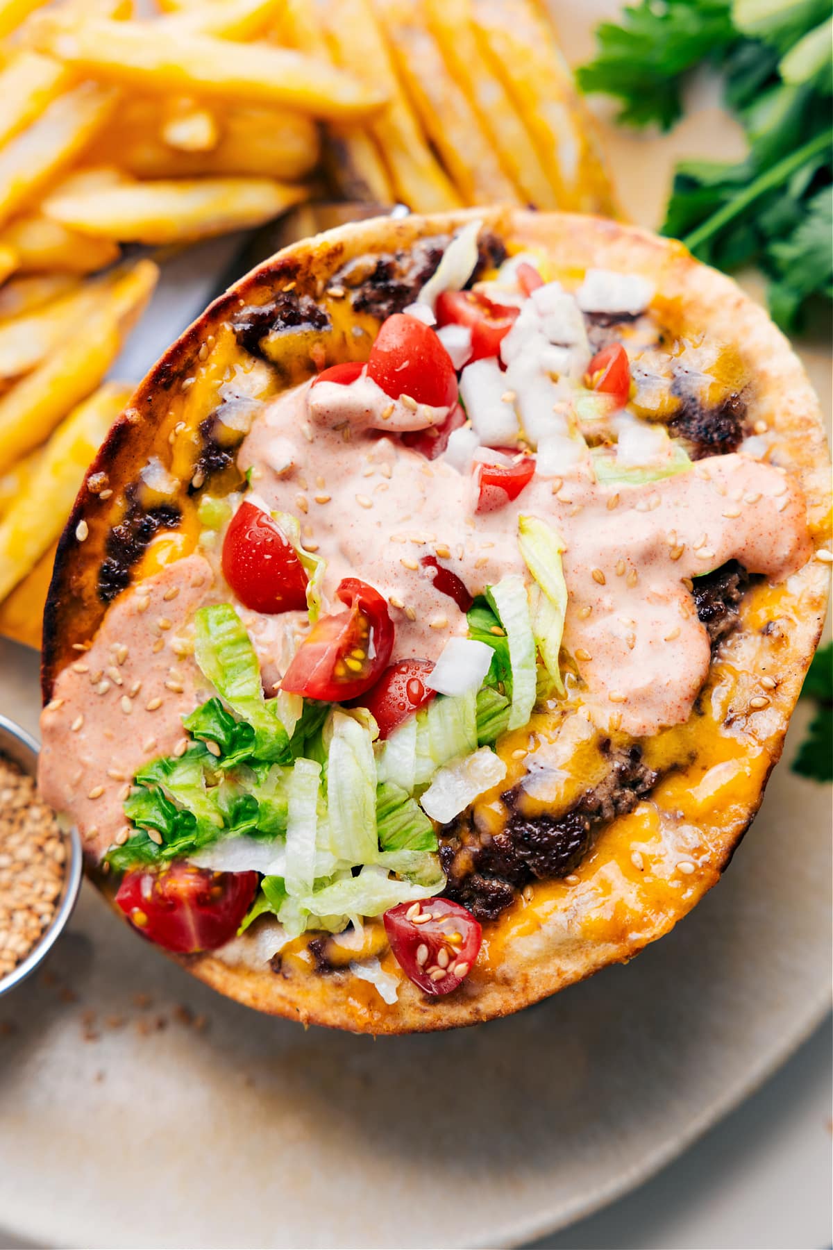 The Best Smash Burger Recipe Ever Smash Burger Tacos loaded up and ready to steal the show. Sauce, toppings, and crispy edges in every bite.
