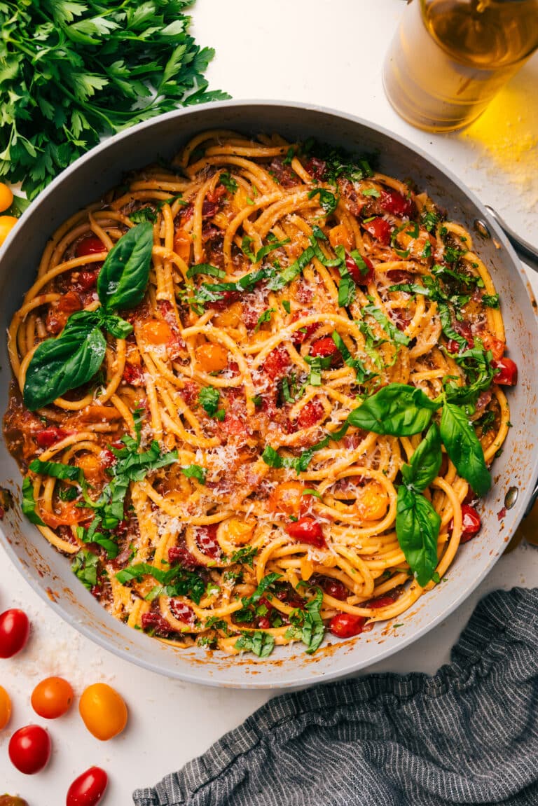 Simple Fresh Cherry Tomato Pasta